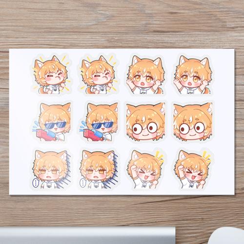 【表情包】异形半切贴纸亮膜款 - 共3包